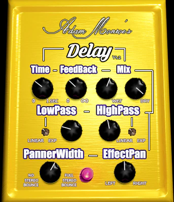 Adam Monroe Delay plugin interface