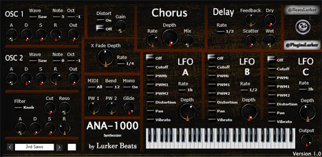 ANA-1000 plugin interface