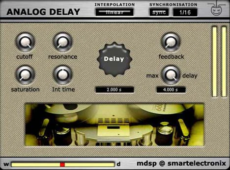 AnalogDelay plugin interface