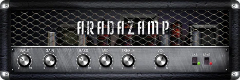 AradazAmp Crunch plugin interface