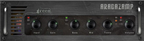 AradazAmp Green plugin interface