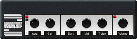 AradazAmp White plugin interface