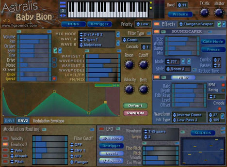 Astralis Baby Bion plugin interface