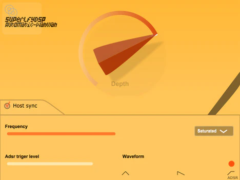 Automatic Wahwah plugin interface
