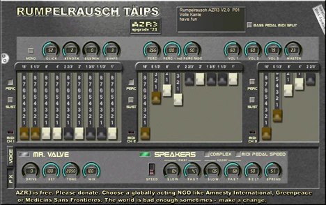 AZR-3 plugin interface