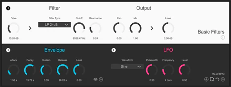 Basic Filters plugin interface