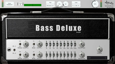 Bass Deluxe plugin interface