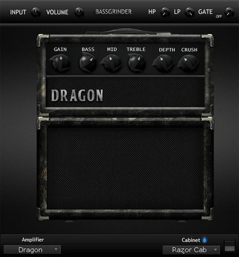 Bass Grinder Free plugin interface