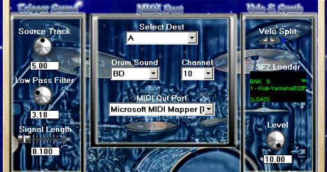 Beat Replacer plugin interface