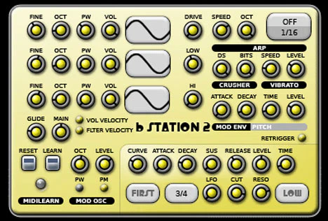 BSTATION 2 plugin interface
