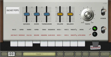 Bucket Pops plugin interface