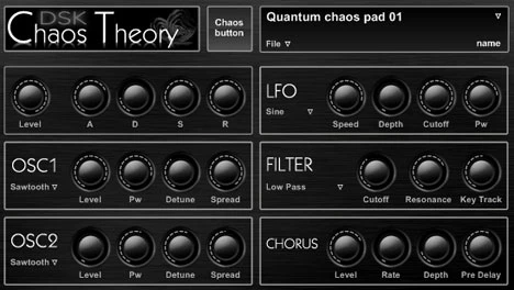 Chaos Theory plugin interface