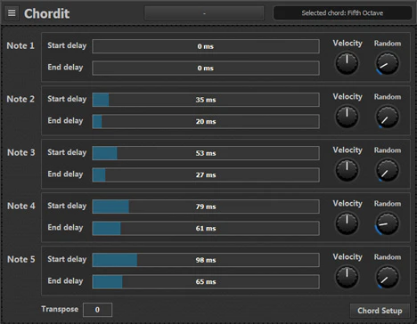 Chordit plugin interface