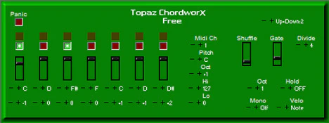 ChordworX plugin interface