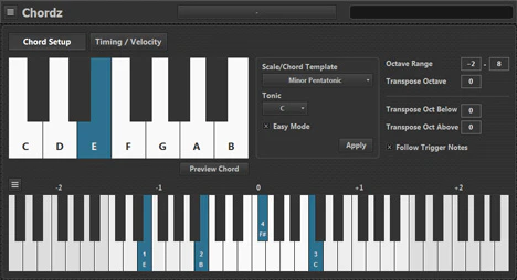 Chordz plugin interface