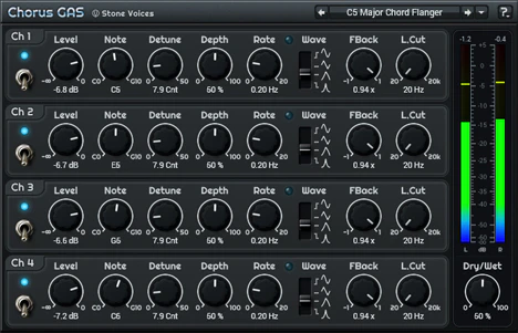 Chorus GAS plugin interface