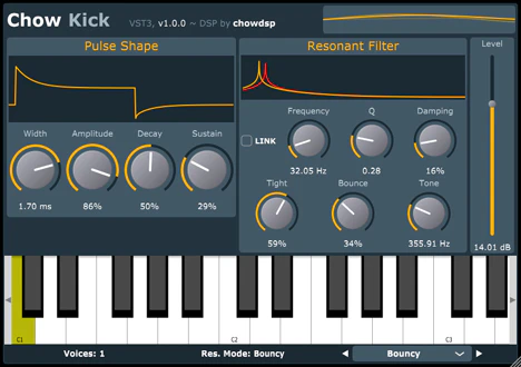 Chow Kick plugin interface