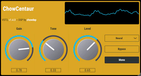 ChowCentaur plugin interface