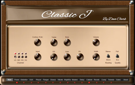 Classic J plugin interface
