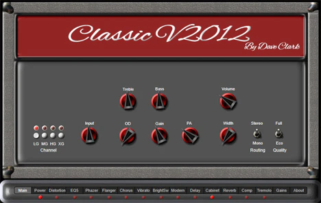 Classic V2012 plugin interface