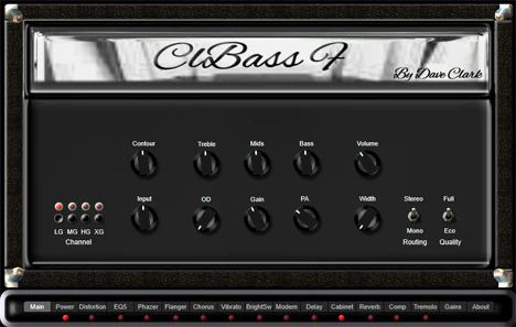 ClBass F plugin interface