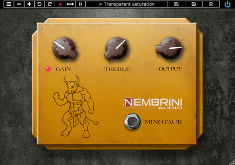 Clon Minotaur plugin interface