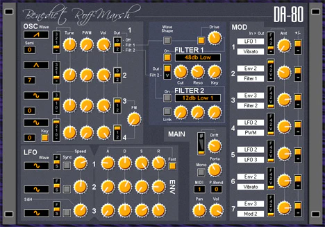 DA-80 plugin interface