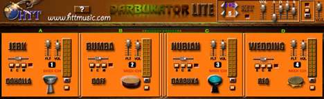 Darbukator Lite plugin interface