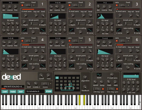 Dexed plugin interface