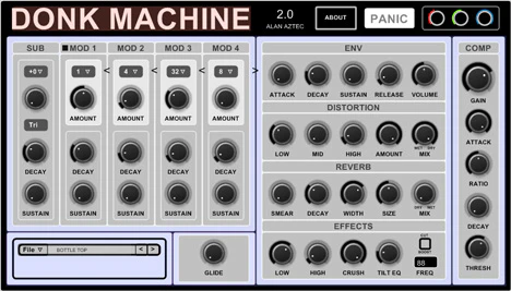 Donk Machine plugin interface