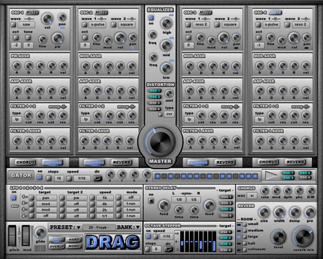 Drag plugin interface