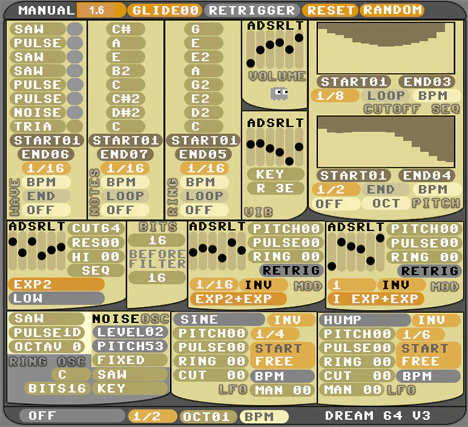 Dream 64 plugin interface
