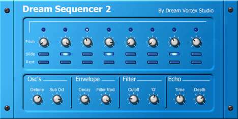 Dream Sequencer plugin interface