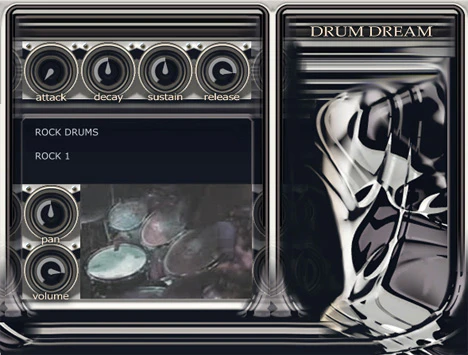 Drum Dream plugin interface