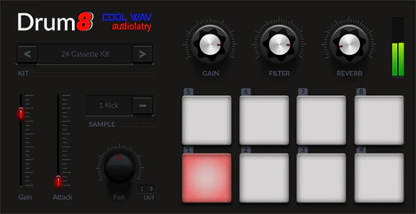 Drum8 plugin interface