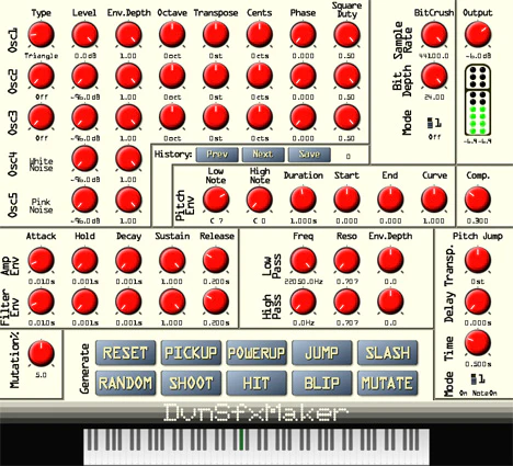 DvnSfxMaker plugin interface