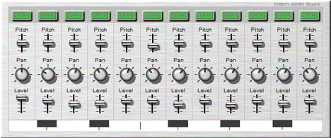 DVS Drum Sampler plugin interface
