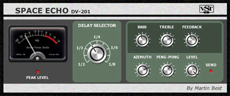 DVS Space Echo plugin interface