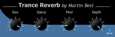 DVS Trance Reverb plugin interface