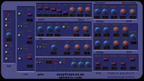 easy-rave o4 plugin interface
