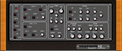 easy-synth 02 plugin interface