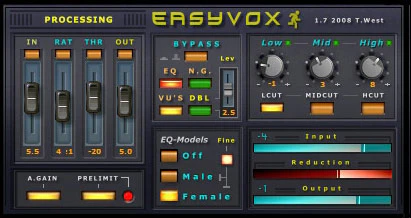 EasyVox plugin interface