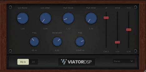 Electron EQ plugin interface