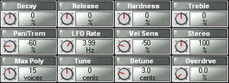ePiano plugin interface