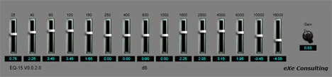 EQ-15 plugin interface