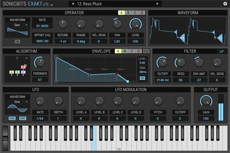 Exakt Lite plugin interface