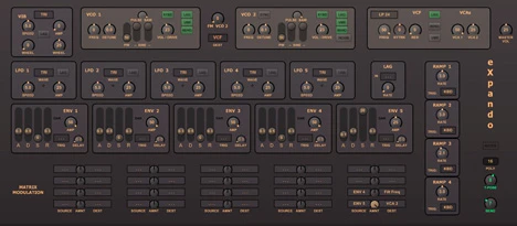 eXpando plugin interface