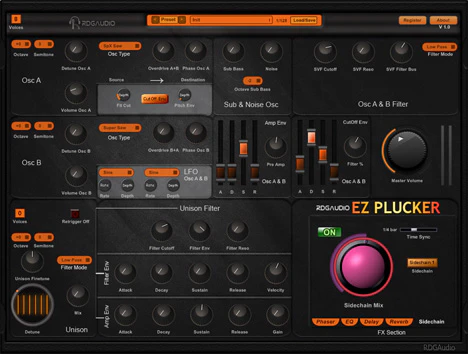 EZ Plucker plugin interface