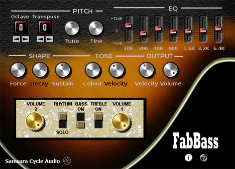FabBass plugin interface