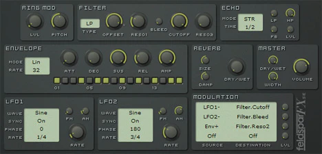 Feldspar FX plugin interface